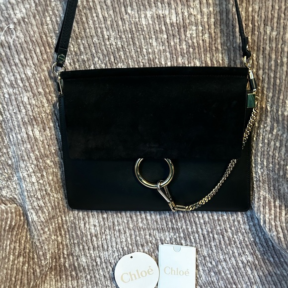 Chloe Medium Faye shoulder bag in Black - Picture 8 of 10